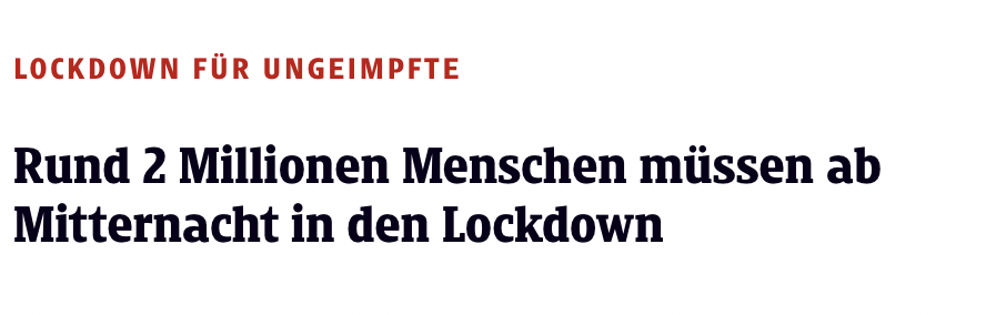 2021_11_14_Lockdown für Ungeimpfte (Kleine Zeitung)