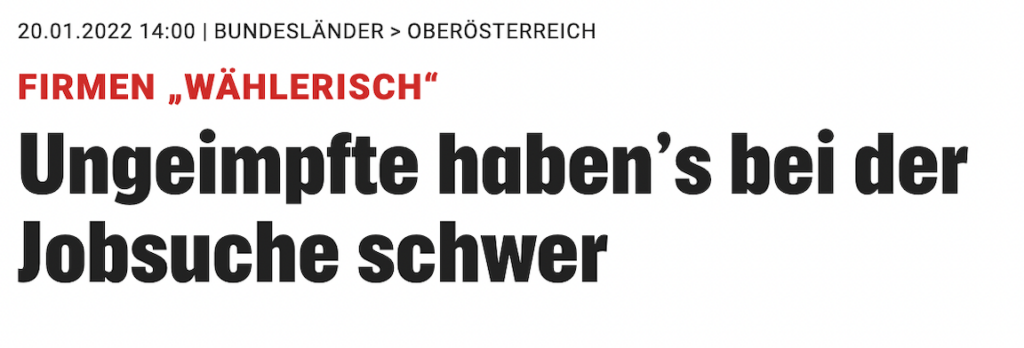 2022_01_20_Ungeimpfte habens bei der Jobsuche schwer_(Kronen Zeitung)